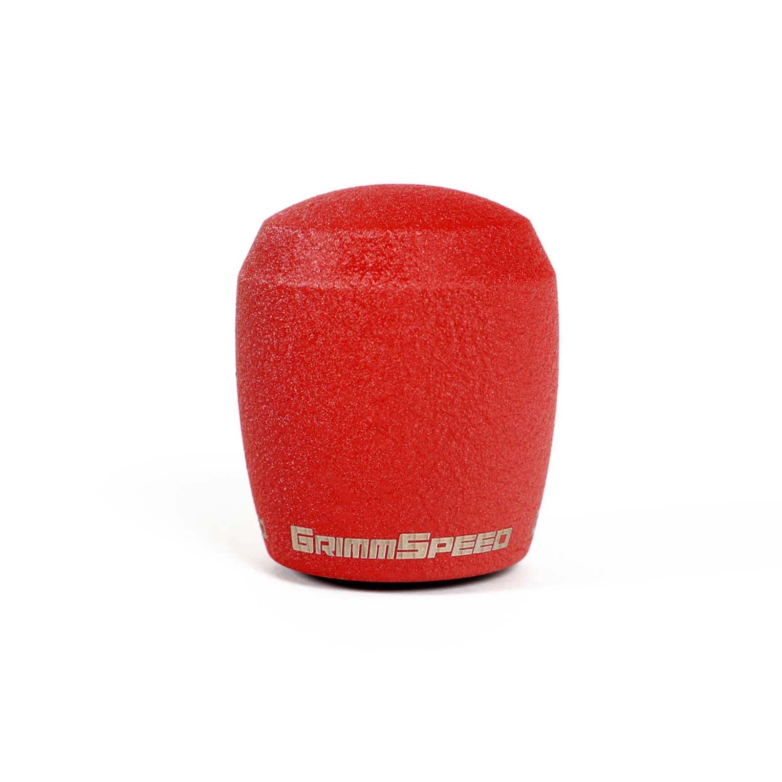 GrimmSpeed Stubby Shift Knob Stainless Steel Red - Subaru 6MT Models (inc. 2004+ STI / 2013+ BRZ) - Image 8