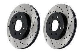 Stoptech Drilled Rear Right Rotor Single - Subaru/Scion Models (inc. 2013-2016 Scion FR-S / 2013-2024 Subaru BRZ / 2017-2024 Toyota GR86)