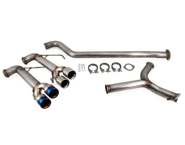 ETS Catback Exhaust System (Extreme / Add Resonator / Polished Tips) - 2015-2021 Subaru WRX / STI