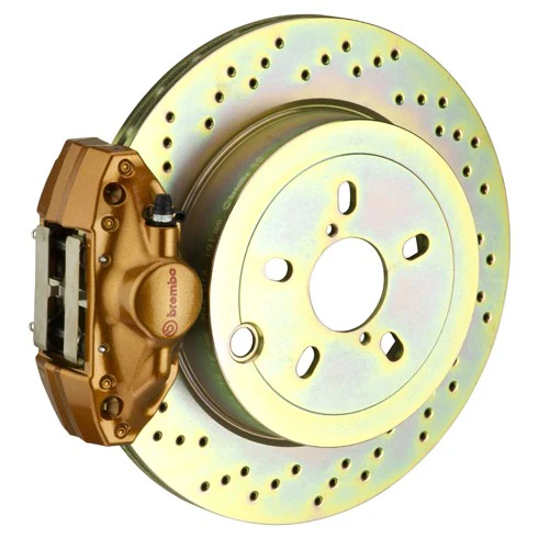 Brembo Rear 2 Piston Slotted or Drilled Brake Kit - 2015-2017 Subaru WRX - Image 2