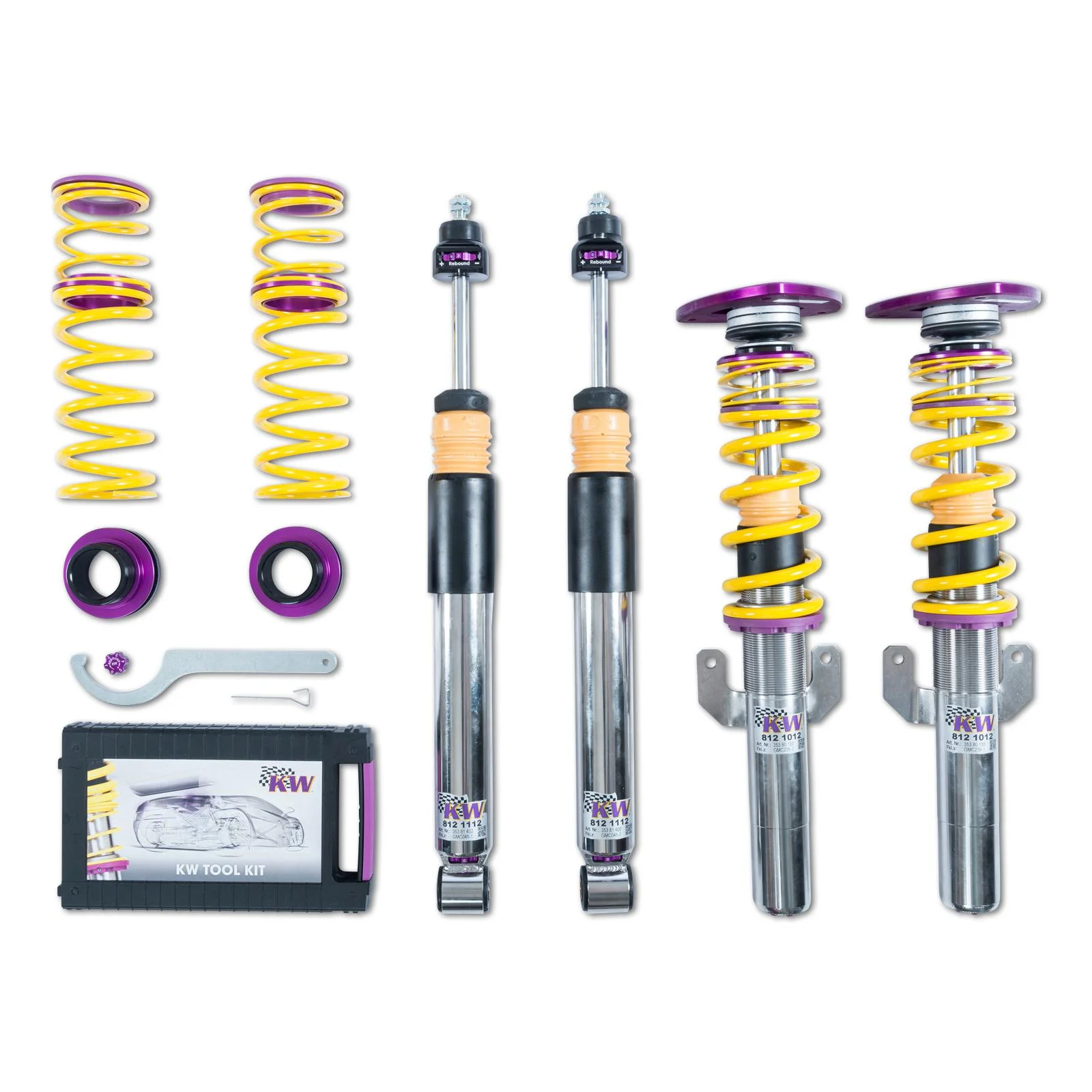 KW Suspension 3-WAY Clubsport Coilover Kit - 2020-2021 Toyota A90 Supra - Image 2