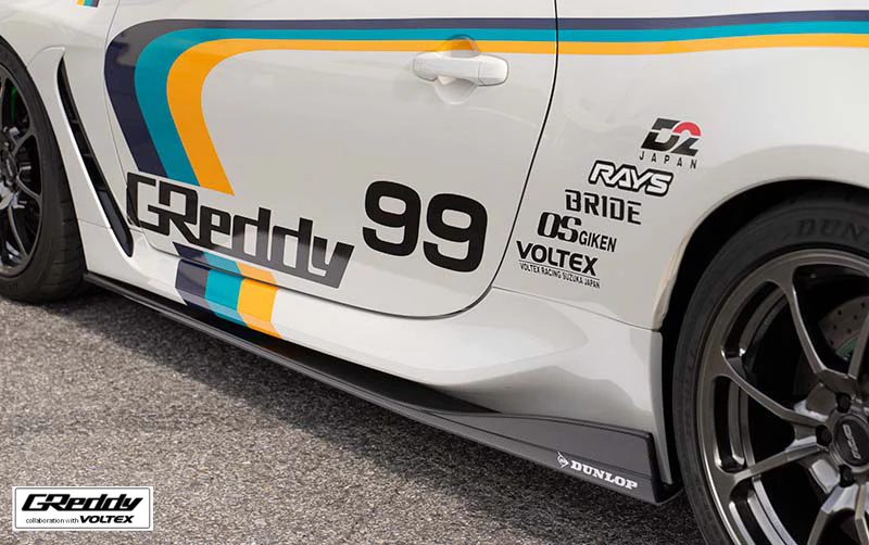 GReddy VOLTEX Side Skirts (FRP) - 2022-2024 Toyota GR86