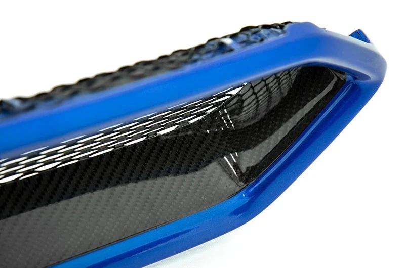 OLM CS Style Paint Matched Carbon Fiber Grille - 2018+ WRX / 2018+ STI - Image 2