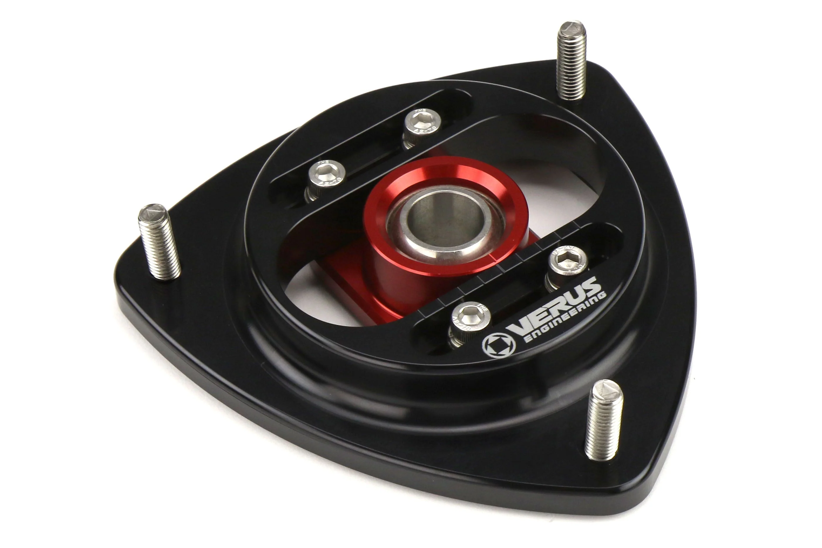 Verus Engineering Front Camber Plate Kit Red - 2013-2021 Scion FRS / Subaru BRZ / Toyota 86 - Image 3