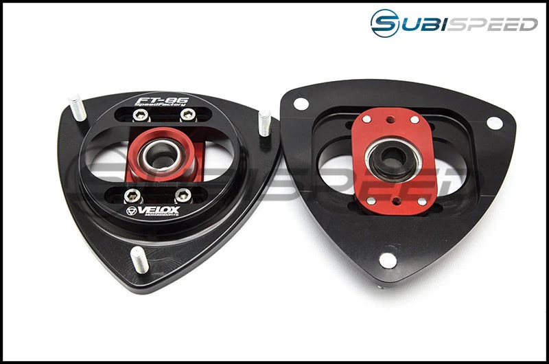 Verus Engineering Front Camber Plate Kit Red - 2013-2021 Scion FRS / Subaru BRZ / Toyota 86 - Image 7
