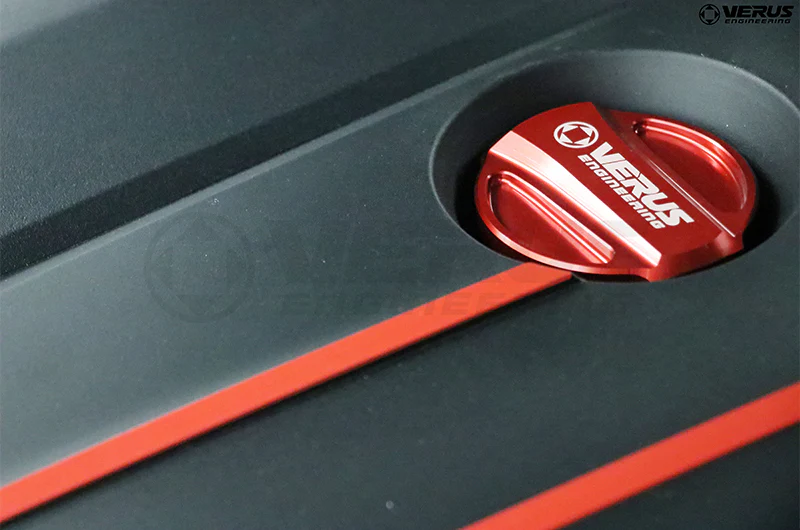 Verus Engineering Oil Cap Red 2020 Toyota Supra - 2020+ A90 Supra - Image 7