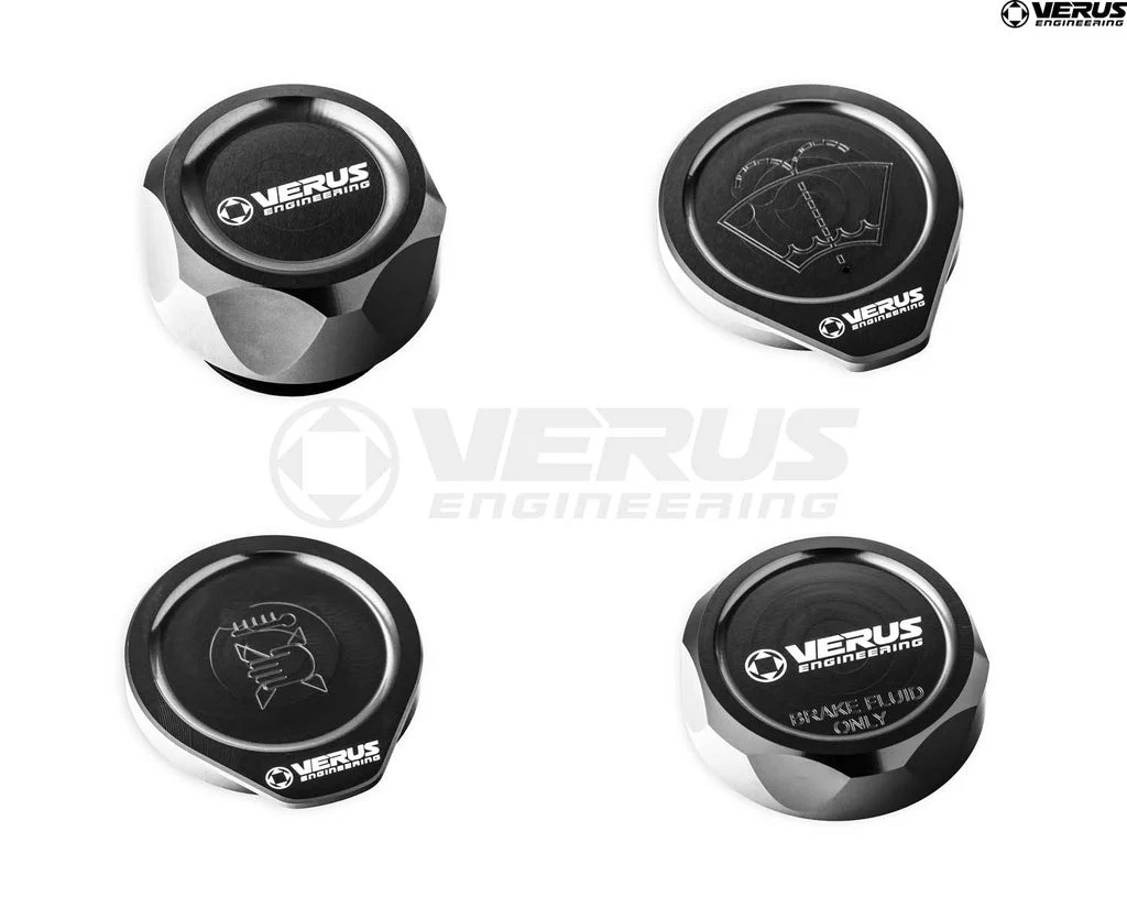 Verus Engineering EngineBayCapKit Black - 2013-2021 Scion FR-S / Subaru BRZ / Toyota 86 / 2015-2021 Subaru WRX