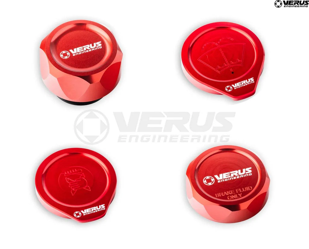 Verus Engineering EngineBayCapKit Red - 2022-2024 Toyota GR86 / Subaru BRZ - Image 2