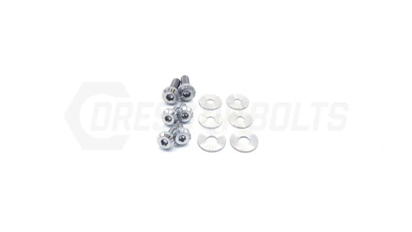Dress Up Bolts Titanium Hardware Kit w/ Verus Engineering Turbo Heat Shield (Polished) - 2020-2024 Toyota Supra MKV - Image 3