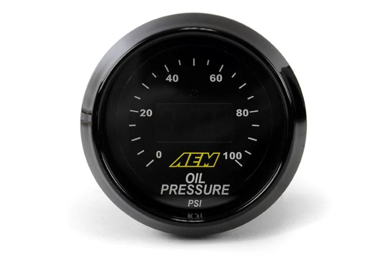 AEM Oil/Fuel Pressure Gauge Digital 52mm - Universal - Image 9