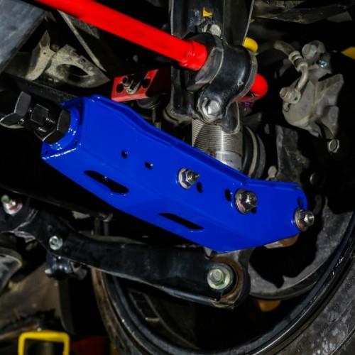 BLOX Racing Rear Lower Control Arms - Blue - 2008-2026 Subaru WRX / STI / 2013-2016 Scion FR-S / 2013-2021 Subaru BRZ / 2017-2020 Toyota 86 - Image 3