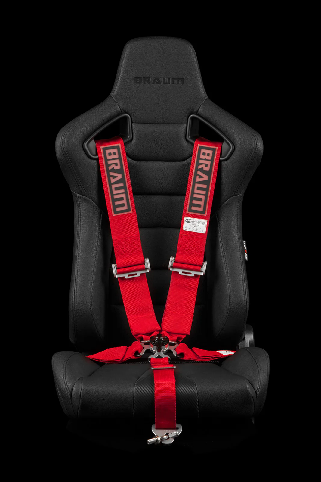 Braum 5 Point 3inch SFI Approved Racing Harness - Red Each - Universal - Image 6