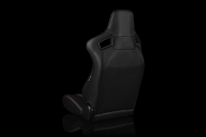 Braum Elite Series Racing Seat (Red Stitching) - Universal - Image 3
