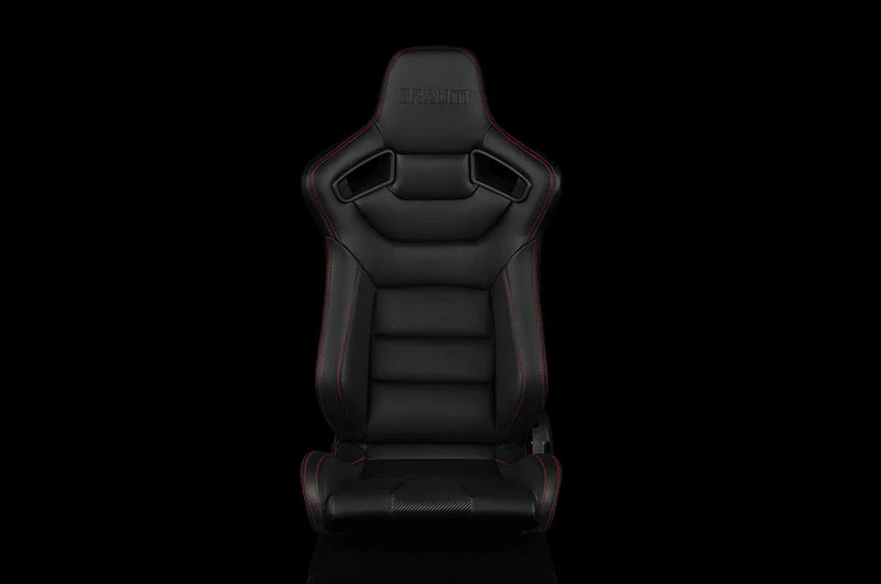 Braum Elite Series Racing Seat (Red Stitching) - Universal - Image 4