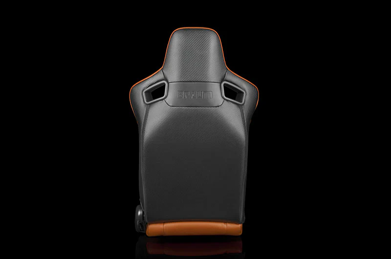 Braum Elite Series Sport Seats - British Tan Leatherette Pair - Universal - Image 4