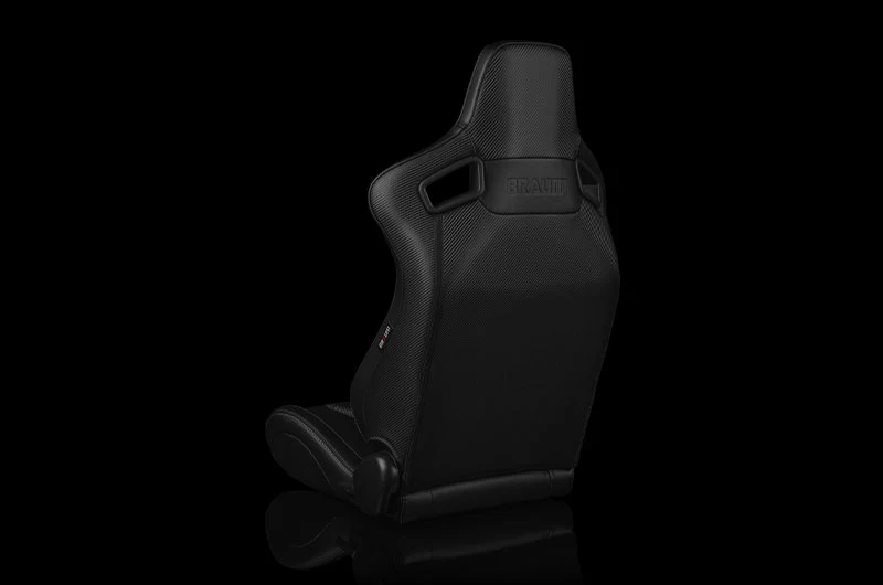 Braum Elite-X Series Sport Seats - Black Diamond (Grey Stitching) Pair - Universal - Image 3