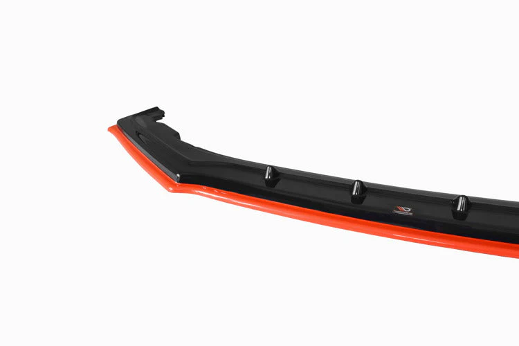 Maxton Design V4 Redline Gloss Black Front Lip - 2017-2020 Subaru BRZ - Image 2