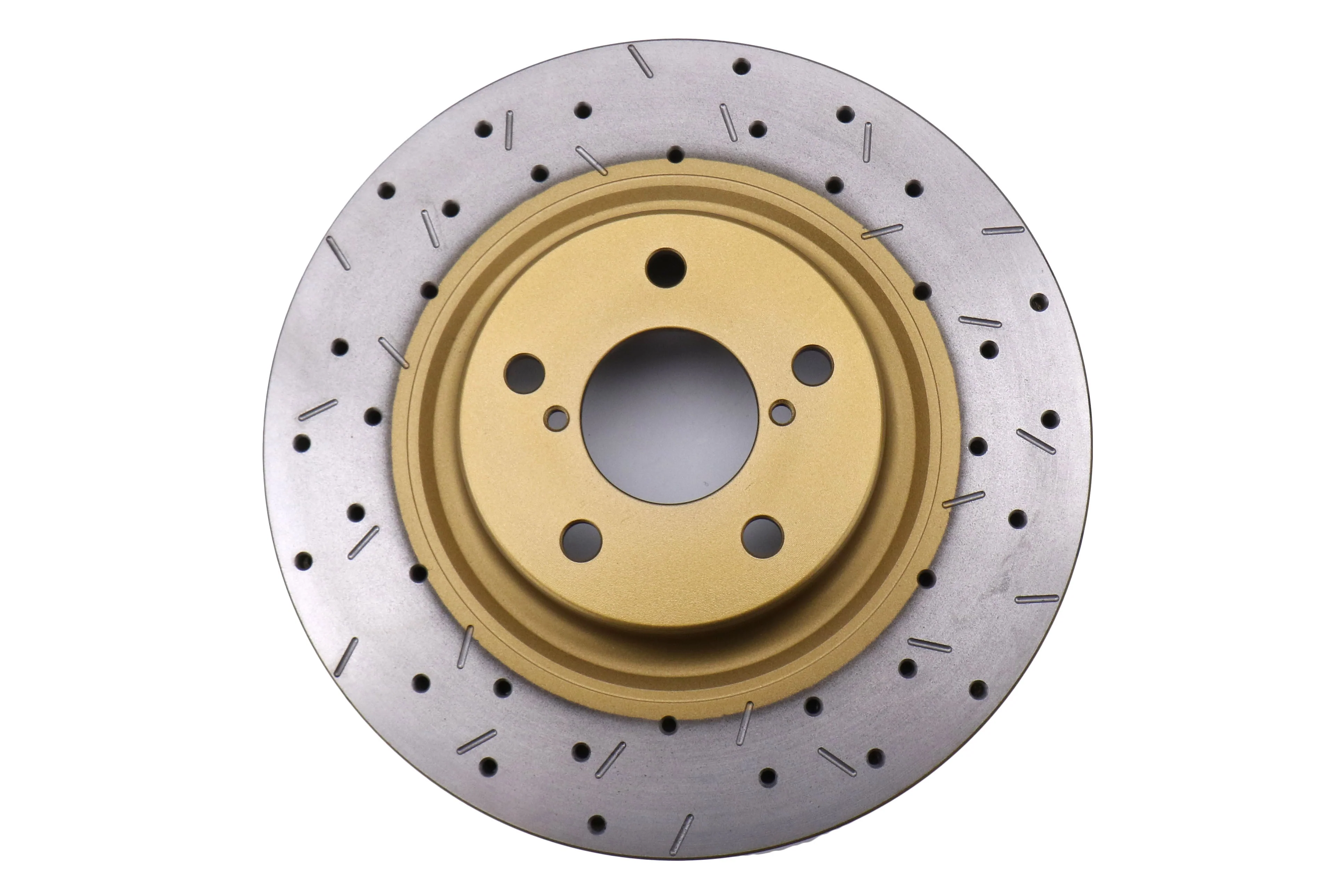 DBA 4000 Series Drilled/Slotted Rotor Pair Front - Subaru Models (inc. 2002-2014 WRX) - Image 2