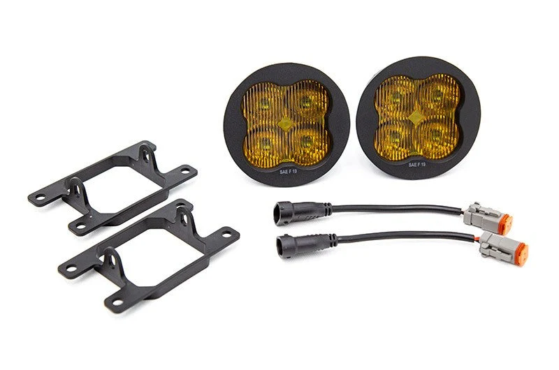 Diode Dynamics SS3 Sport Fog Light Kit (Yellow) - 2013-2016 Scion FR-S / 2015-2021 Subaru WRX / STI / 2013-2020 BRZ / 2016-2024 Crosstrek / 2014-2024 Forester / 2012-2024 Impreza / 2019-2024 Ascent - Image 11