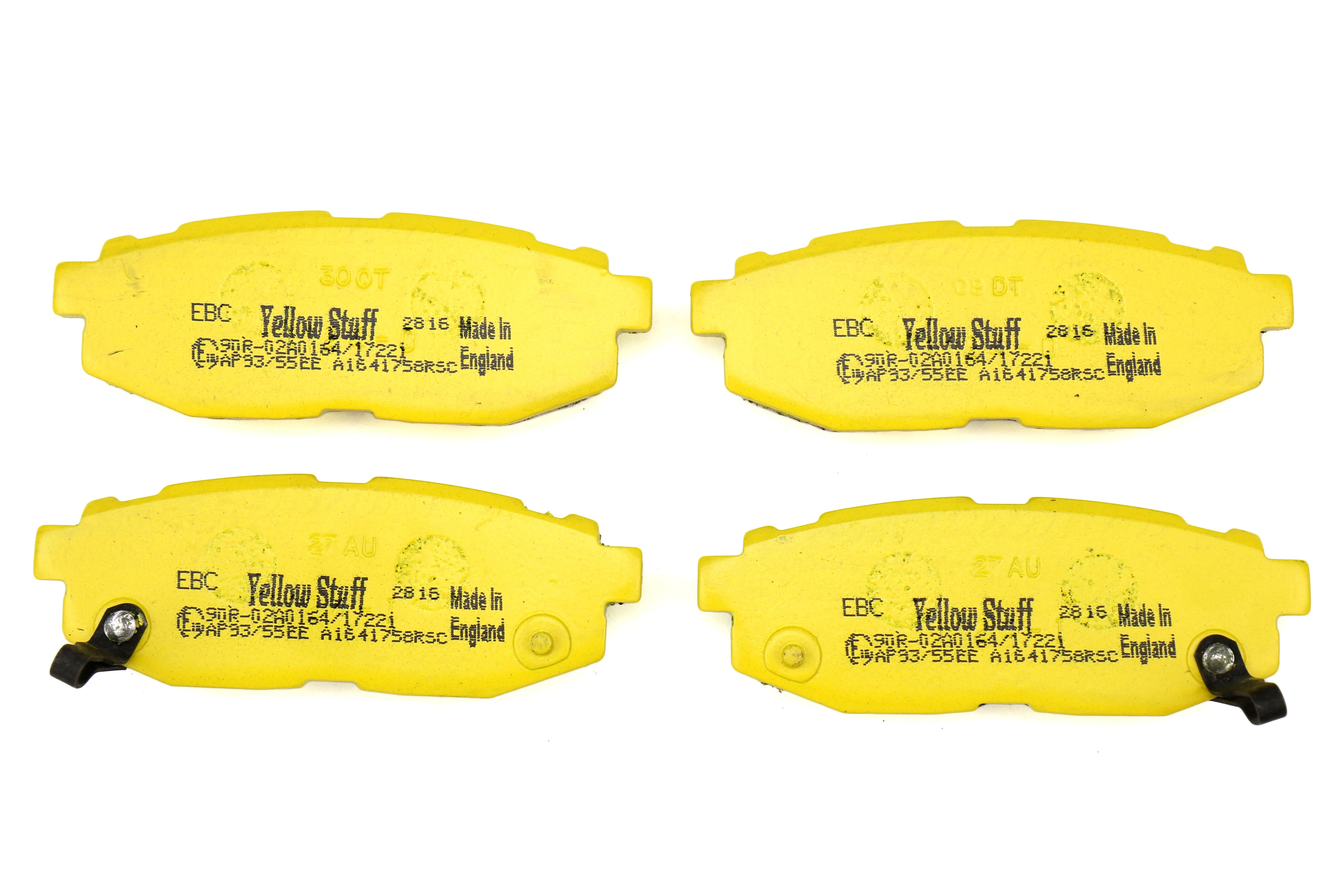 EBC Yellowstuff Brake Pads (Rear) - 2013-2026 Subaru BRZ / Toyota GT/GR86 / Scion FR-S (W/ Vented Rear Rotors) - Image 3