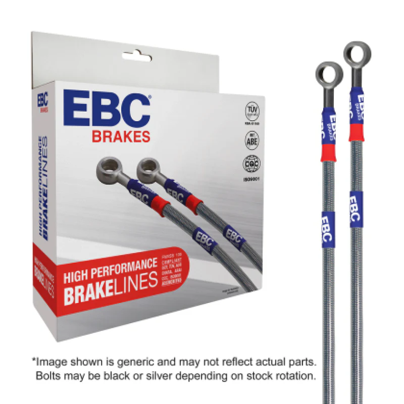 EBC 12-16 Scion FR-S 2.0L (w/Solid Rear Rotors) Stainless Steel Brake Line Kit - Image 2