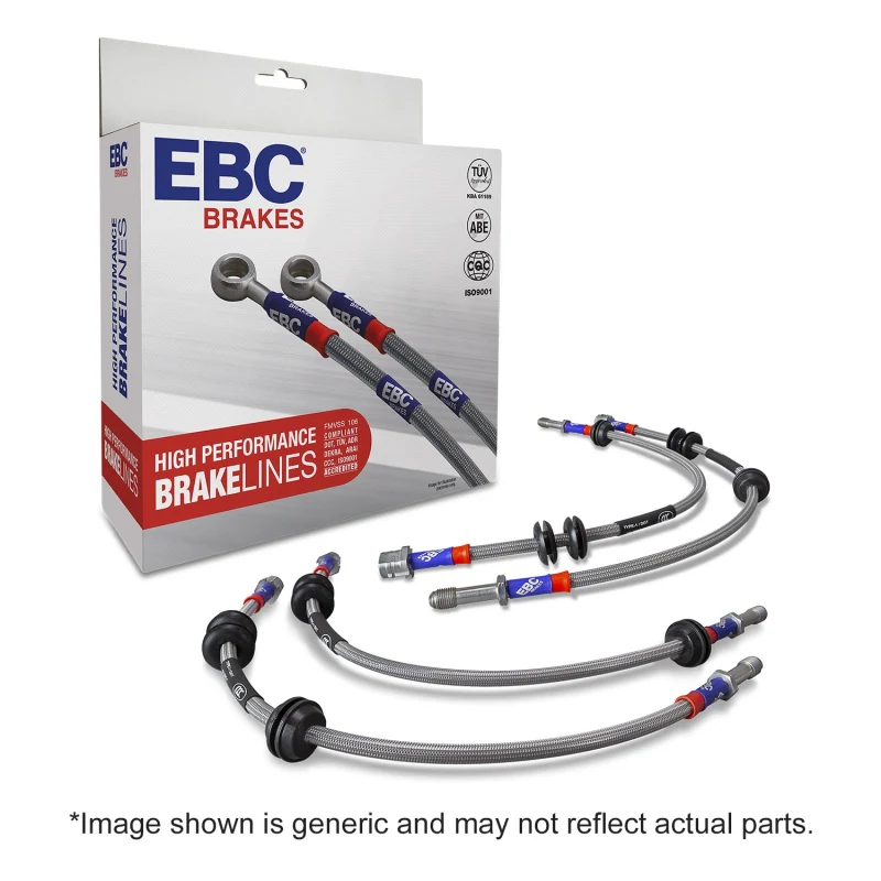 EBC 12-16 Scion FR-S 2.0L (w/Solid Rear Rotors) Stainless Steel Brake Line Kit - Image 3