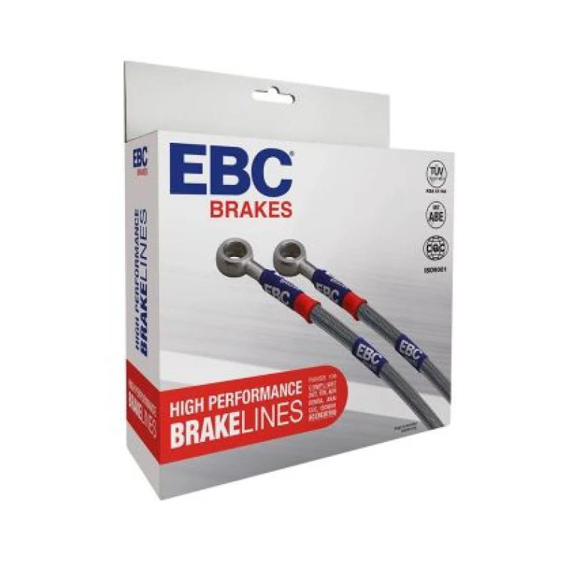 EBC 2012+ Subaru BRZ 2.0L (w/Vented Rear Rotors) Stainless Steel Brake Line Kit - Image 2