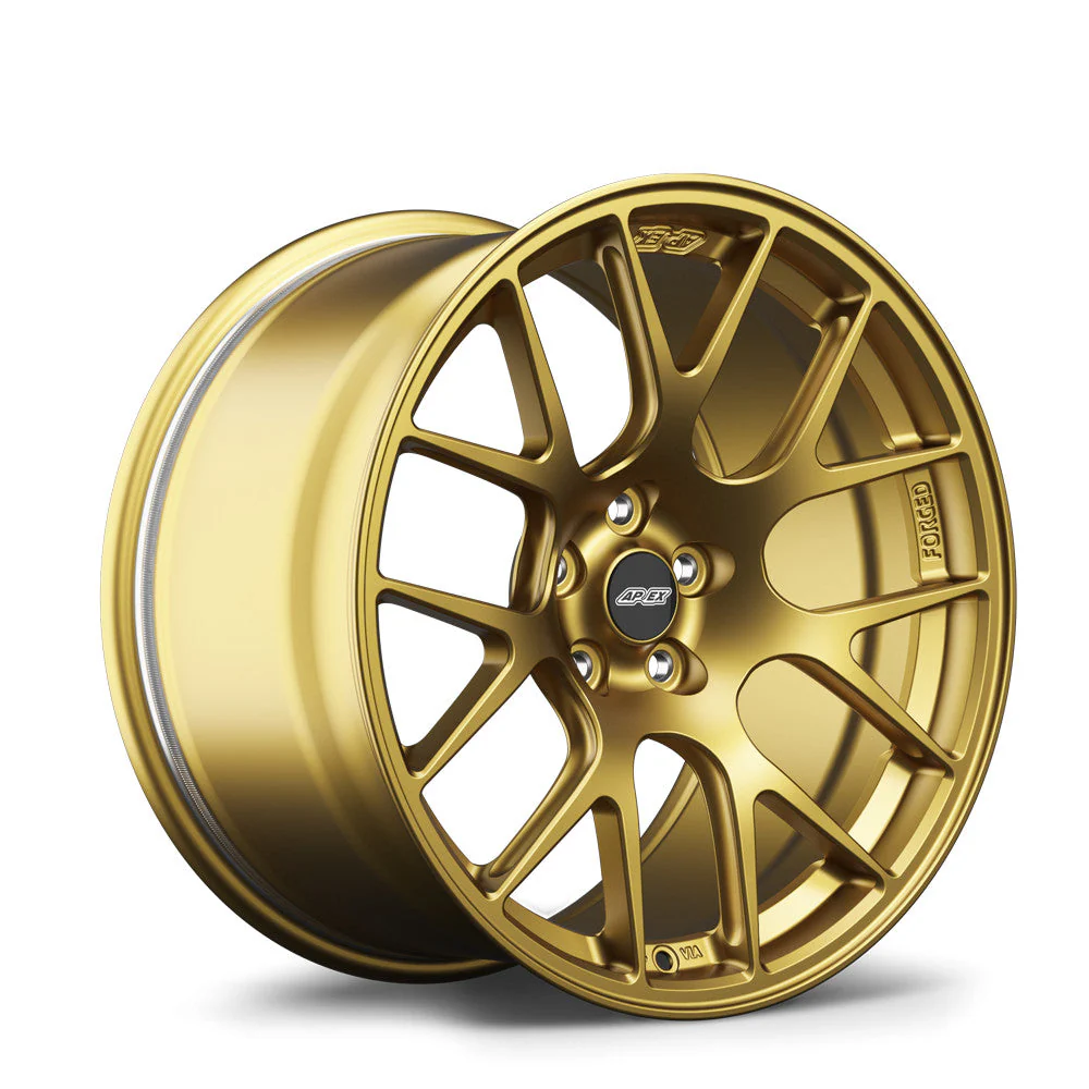 Apex Race Parts EC-7R Forged Satin Gold 17x9 +42 5x100 (Single Wheel) - 2013-2024 Subaru BRZ / Scion FR-S / Toyota GR86 / 2014-2018 Subaru Forester