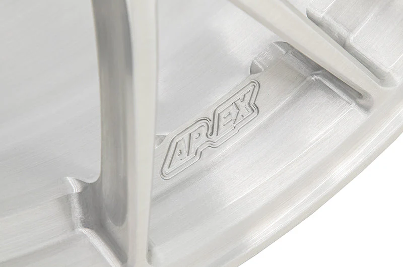 Apex Race Parts EC-7R Forged Brushed Clear 18x9.5 +40 5x100 (Single Wheel) - 2013-2024 Subaru BRZ / Scion FR-S / Toyota GR86 / 2014-2018 Subaru Forester - Image 5