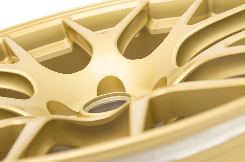 Apex Race Parts EC-7R Satin Gold 18x9 +35 5x100 (Single Wheel) Forged - 2013-2024 Subaru BRZ / Scion FR-S / Toyota GR86 / 2014-2018 Subaru Forester - Image 3