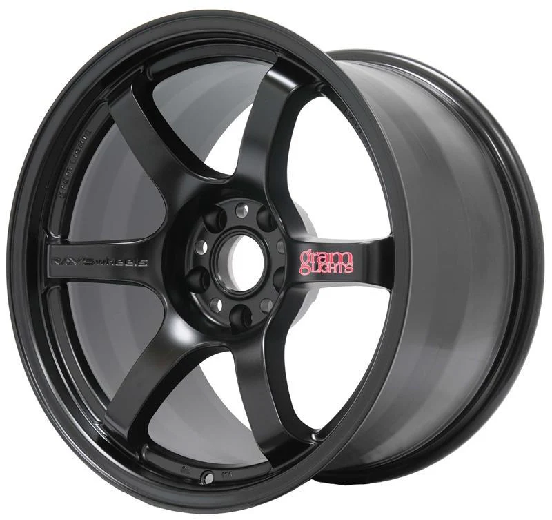 Gram Lights 57DR Semi Gloss Black 18x9.5 +38mm 5x100 (Single Wheel) - 2013-2024 Subaru BRZ / Scion FR-S / Toyota GR86 / 2014-2018 Subaru Forester - Image 2