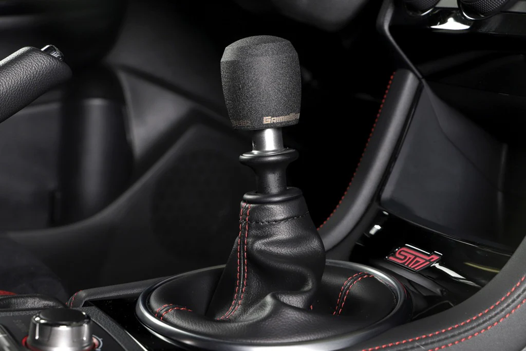 GrimmSpeed Stubby Shift Knob - Stainless Steel Black - M12x1.25 - Manual Subaru/Ford - Image 3