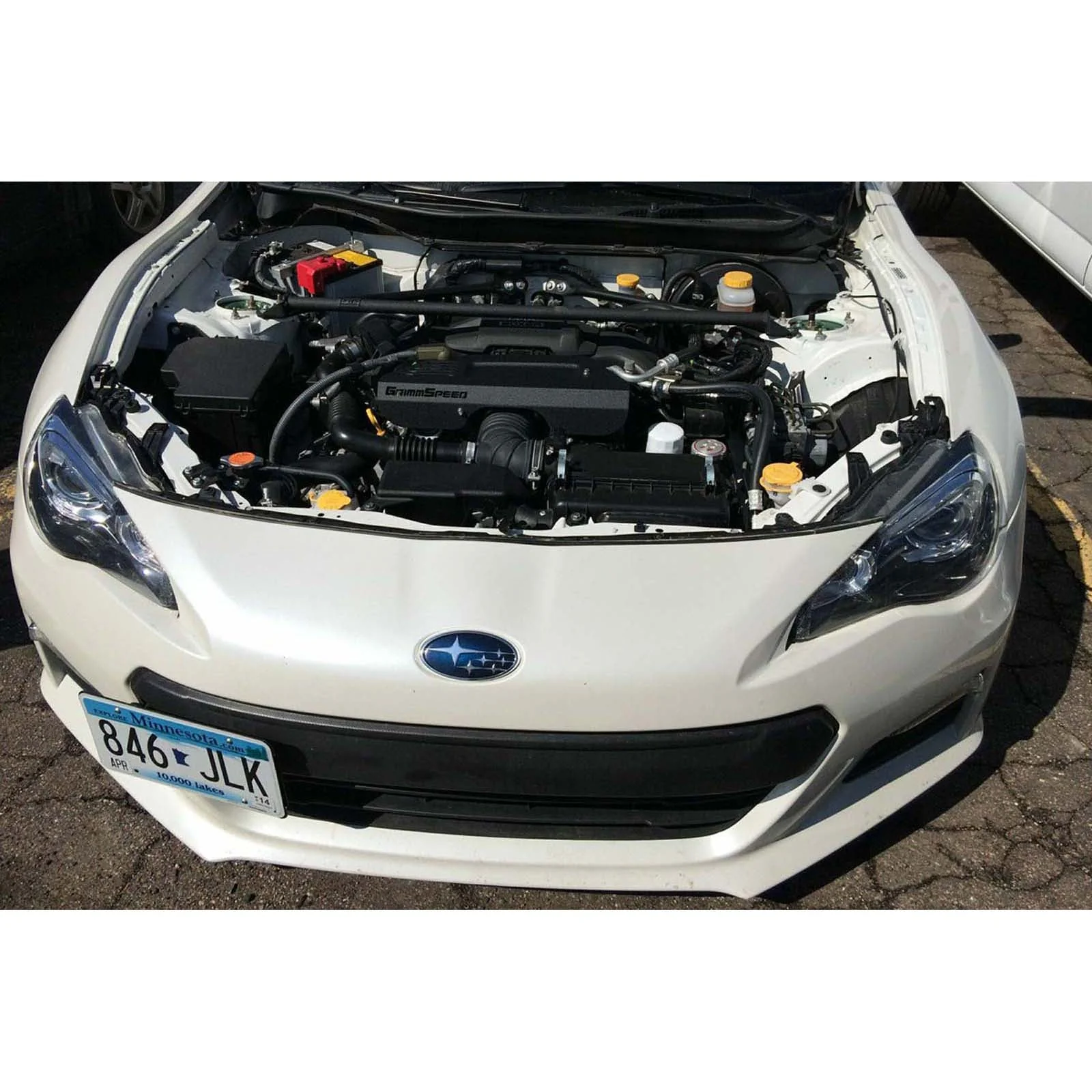 GrimmSpeed Pulley Cover w/ Tool Tray Black - 2013-2021 Scion FR-S / Subaru BRZ / Toyota 86 - Image 5