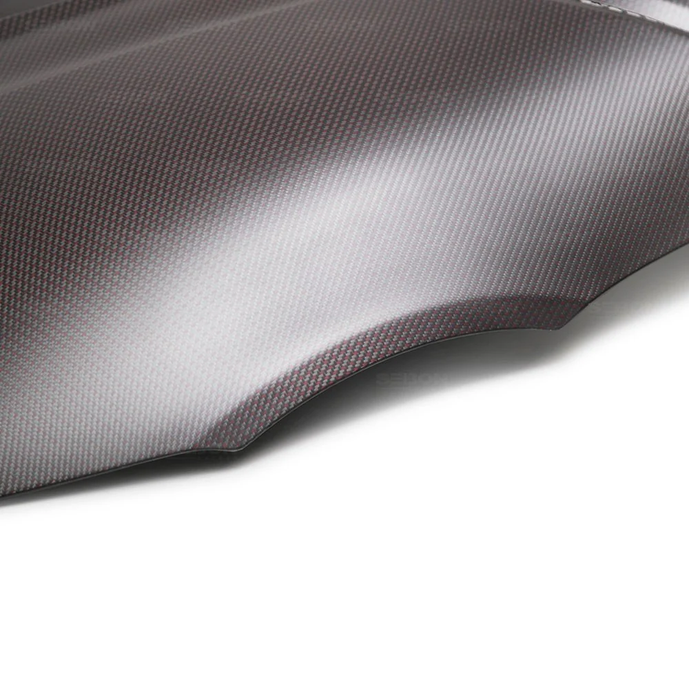Seibon TS-Style Red Dry Carbon Hood - 2020+ A90 Supra - Image 3