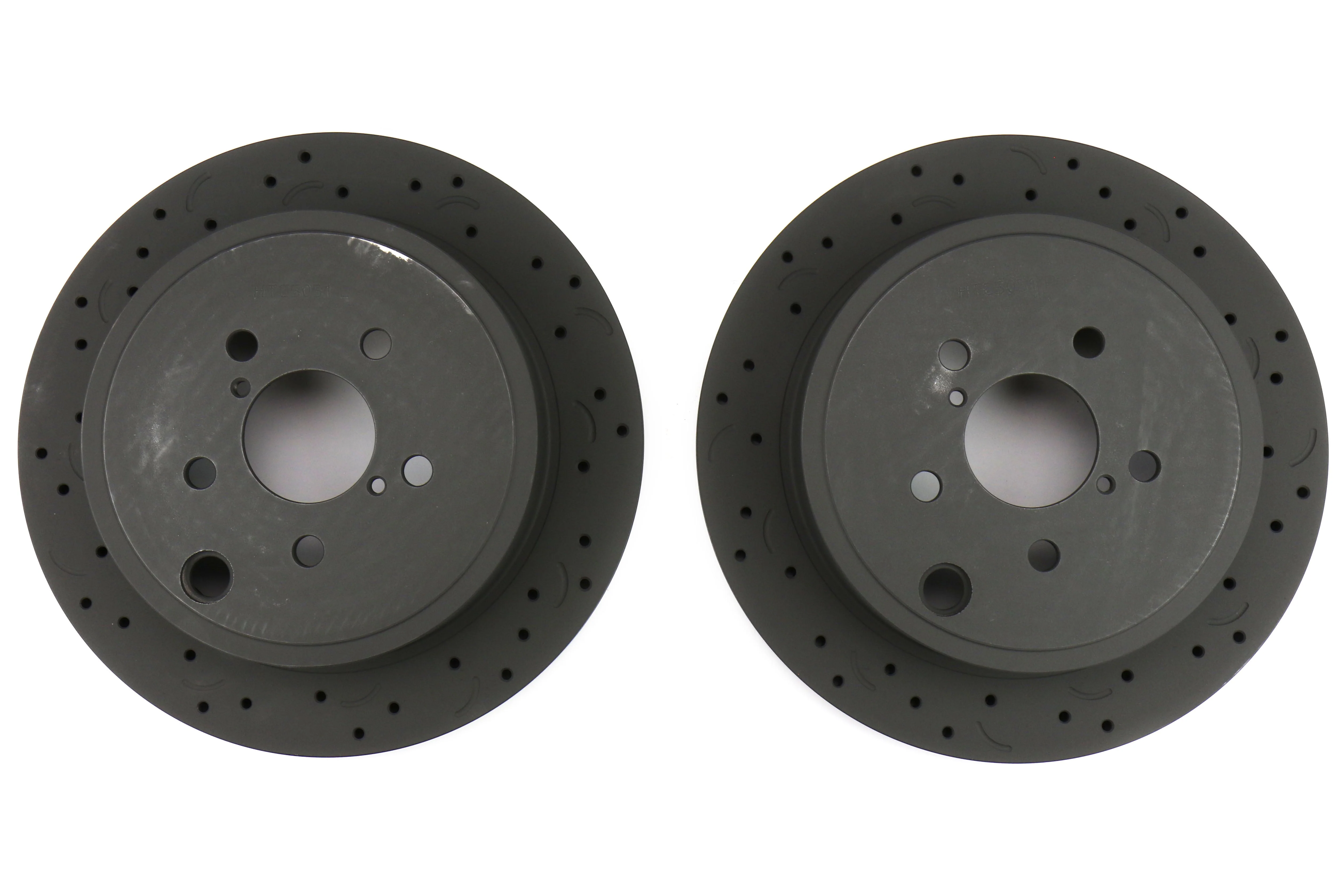 Hawk Talon Cross Drilled and Slotted Rear Rotor Pair - 2013-2016 Scion FR-S / 2013-2020 Subaru BRZ / 2017-2019 Toyota 86