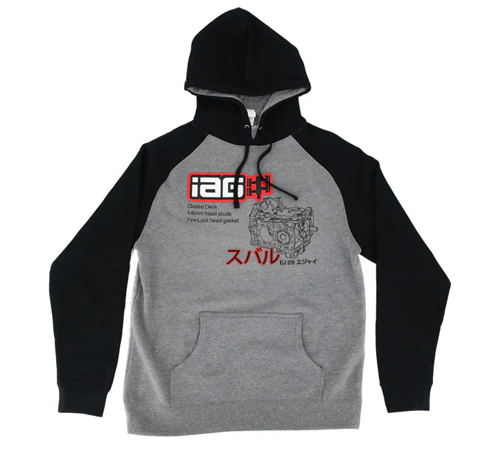 IAG Performance IAG Closed Deck Hoodie / Black and Gray / Size - M