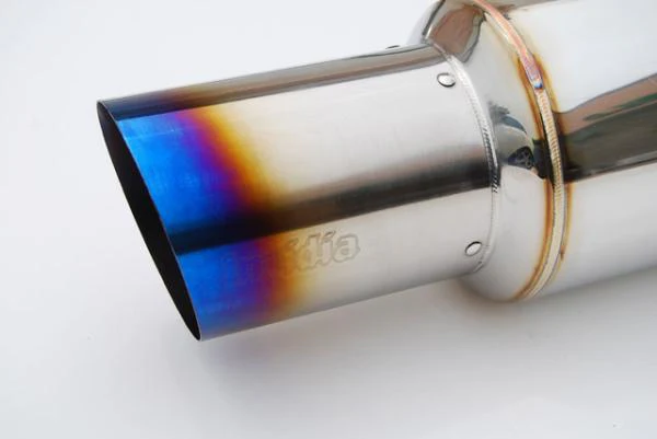 Invidia N1 Resonated Single Exit Cat Back Exhaust - Titanium Tip - 2015-2021 Subaru WRX / STI - Image 7