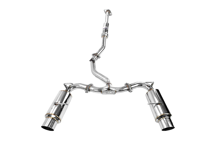 Invidia N1 Catback Exhaust - Stainless Steel Tips - 2013-2024 Scion FR-S / Subaru BRZ / Toyota 86 - Image 2