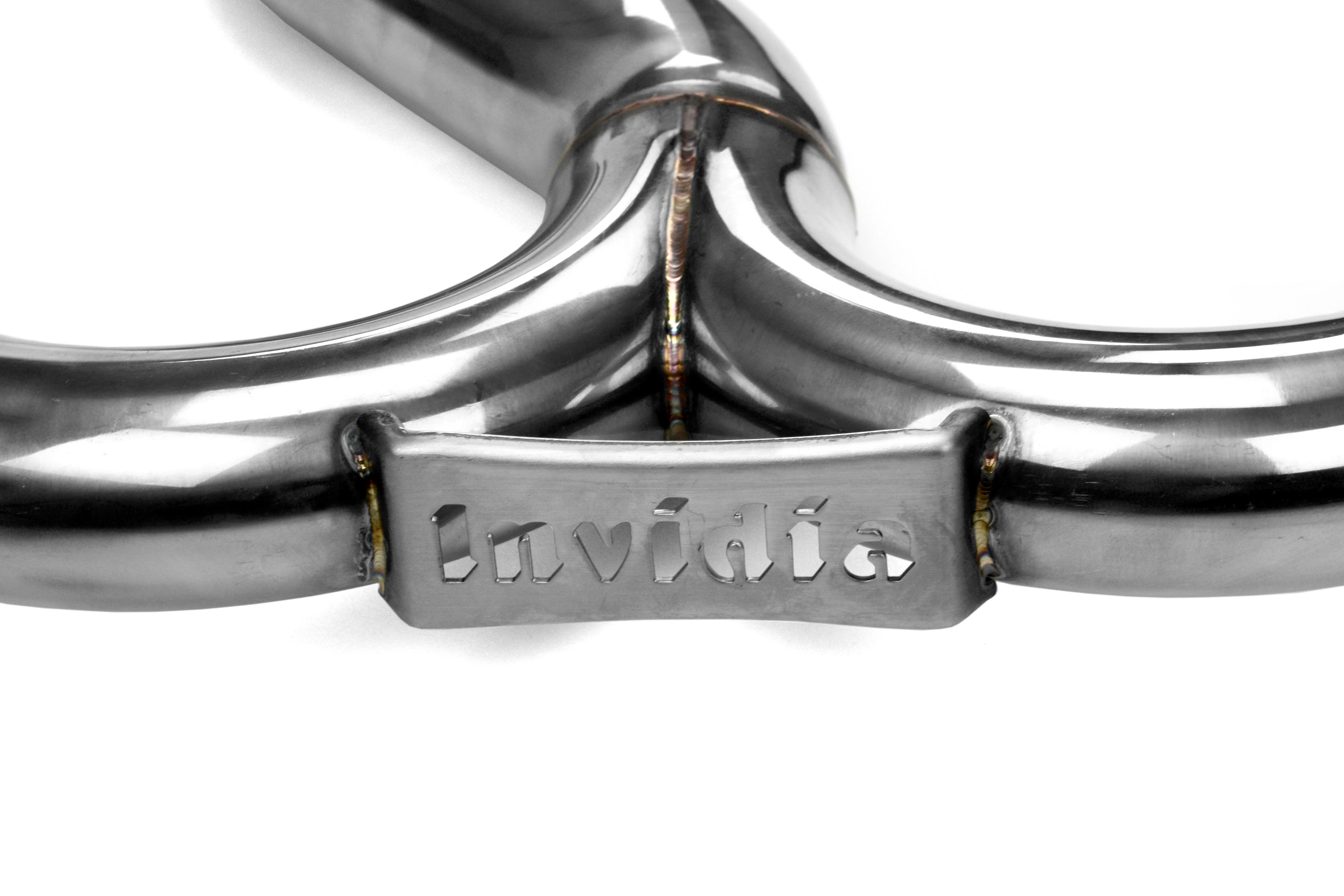 Invidia N1 Dual Exit Catback Exhaust - Titanium Tips - 2015-2021 Subaru WRX / STI - Image 4