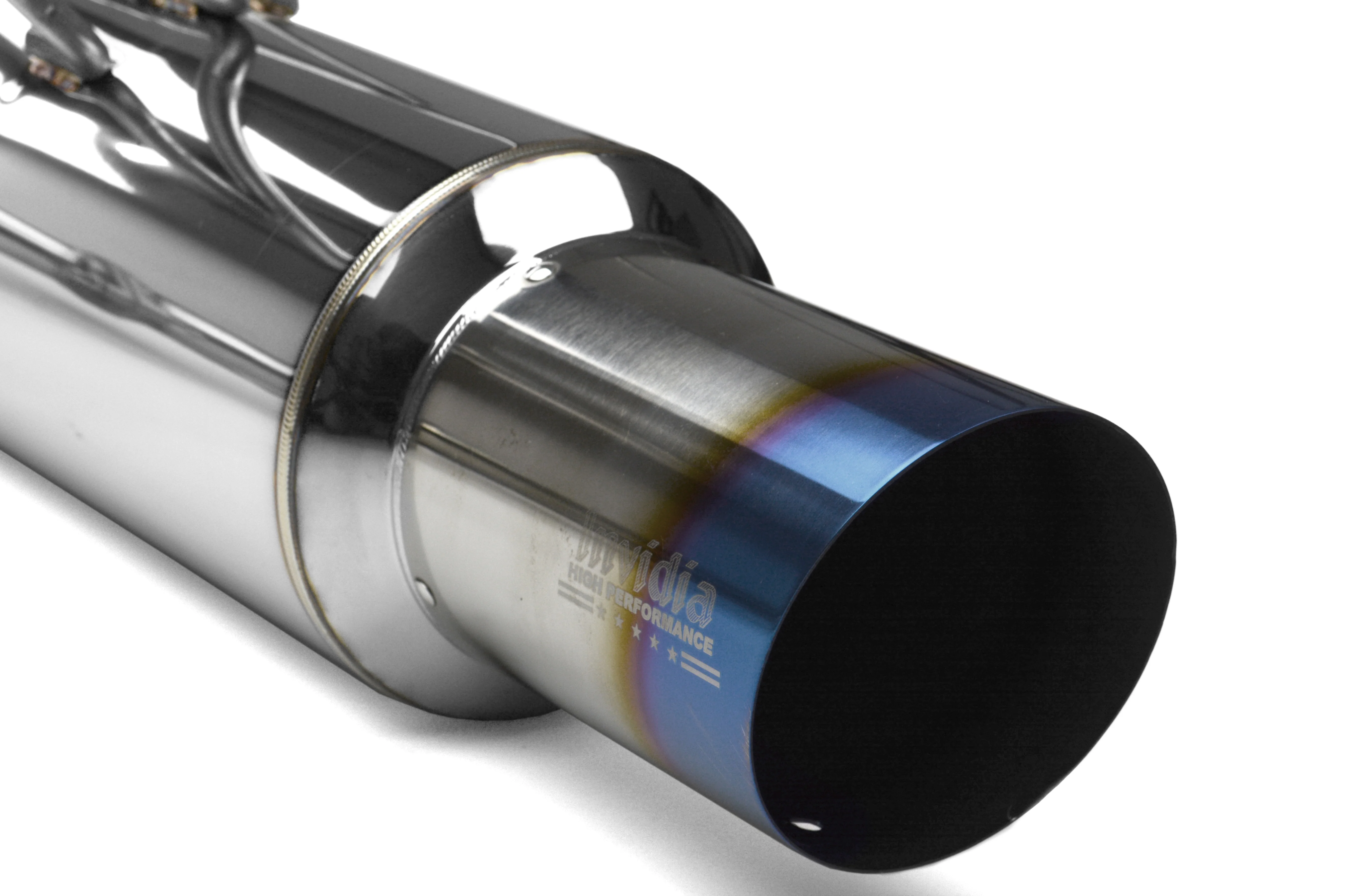 Invidia N1 Dual Exit Catback Exhaust - Titanium Tips - 2015-2021 Subaru WRX / STI - Image 5