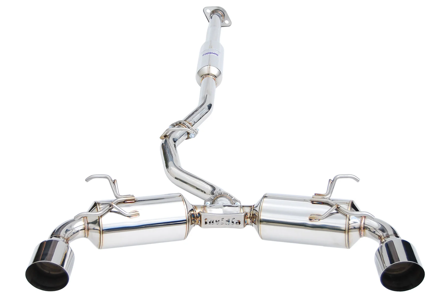 Invidia N2 Cat Back Exhaust - Stainless Steel Tips - 2013-2024 Scion FR-S / Subaru BRZ / Toyota GR86 - Image 2