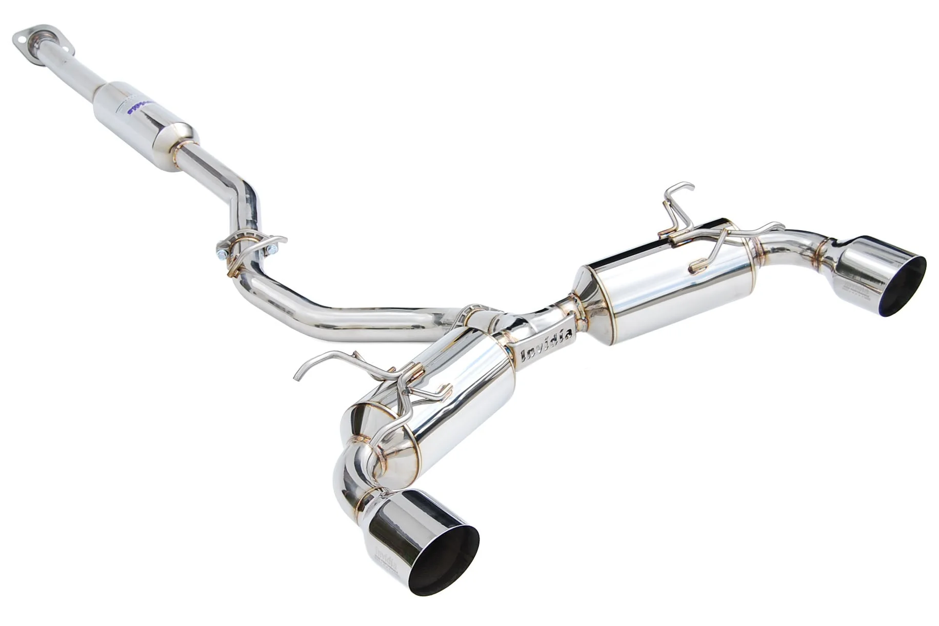 Invidia N2 Cat Back Exhaust - Stainless Steel Tips - 2013-2024 Scion FR-S / Subaru BRZ / Toyota 86 - Image 3