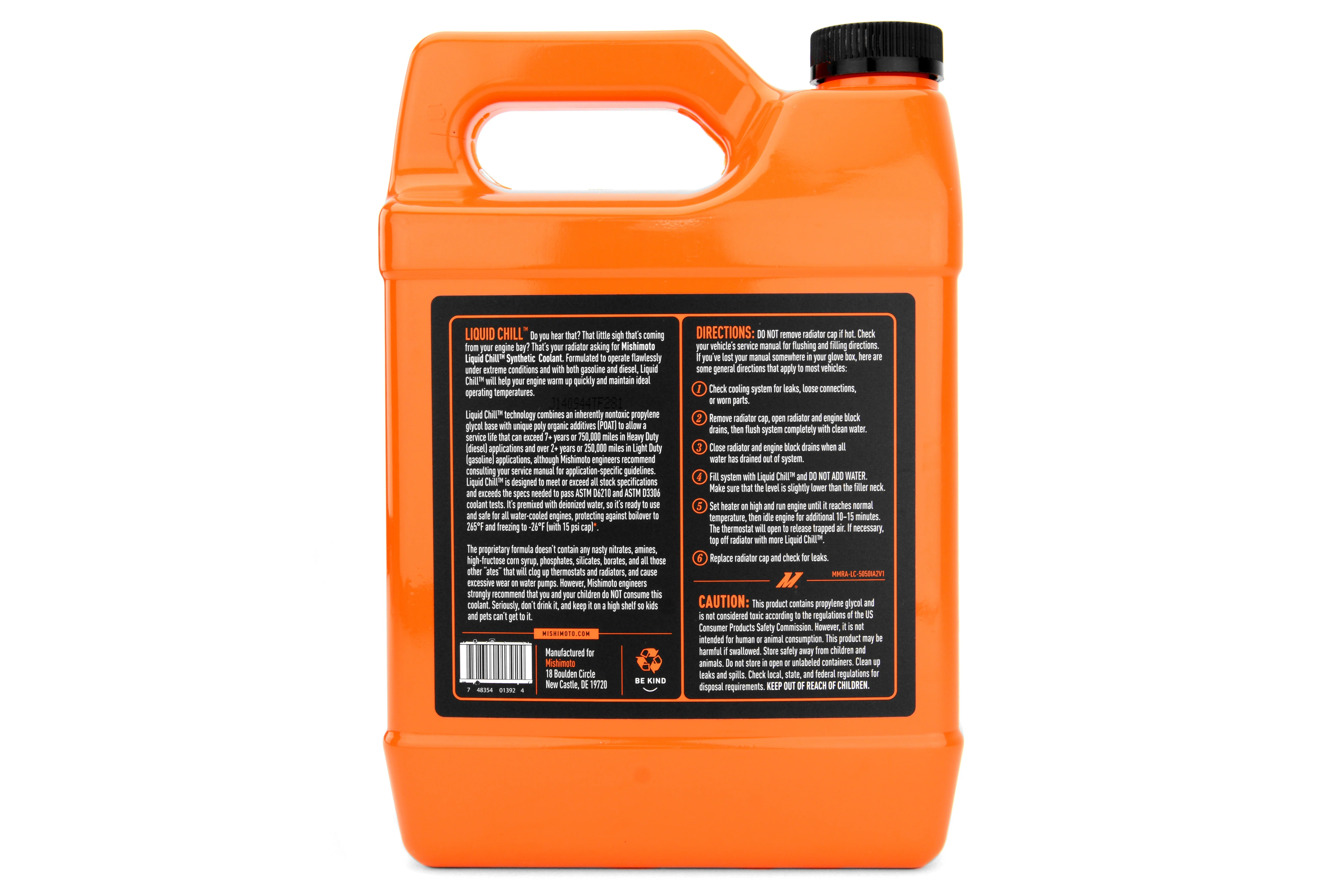 Mishimoto Liquid Chill Synthetic Engine Coolant, Premixed 1 Gal. - Universal - Image 2