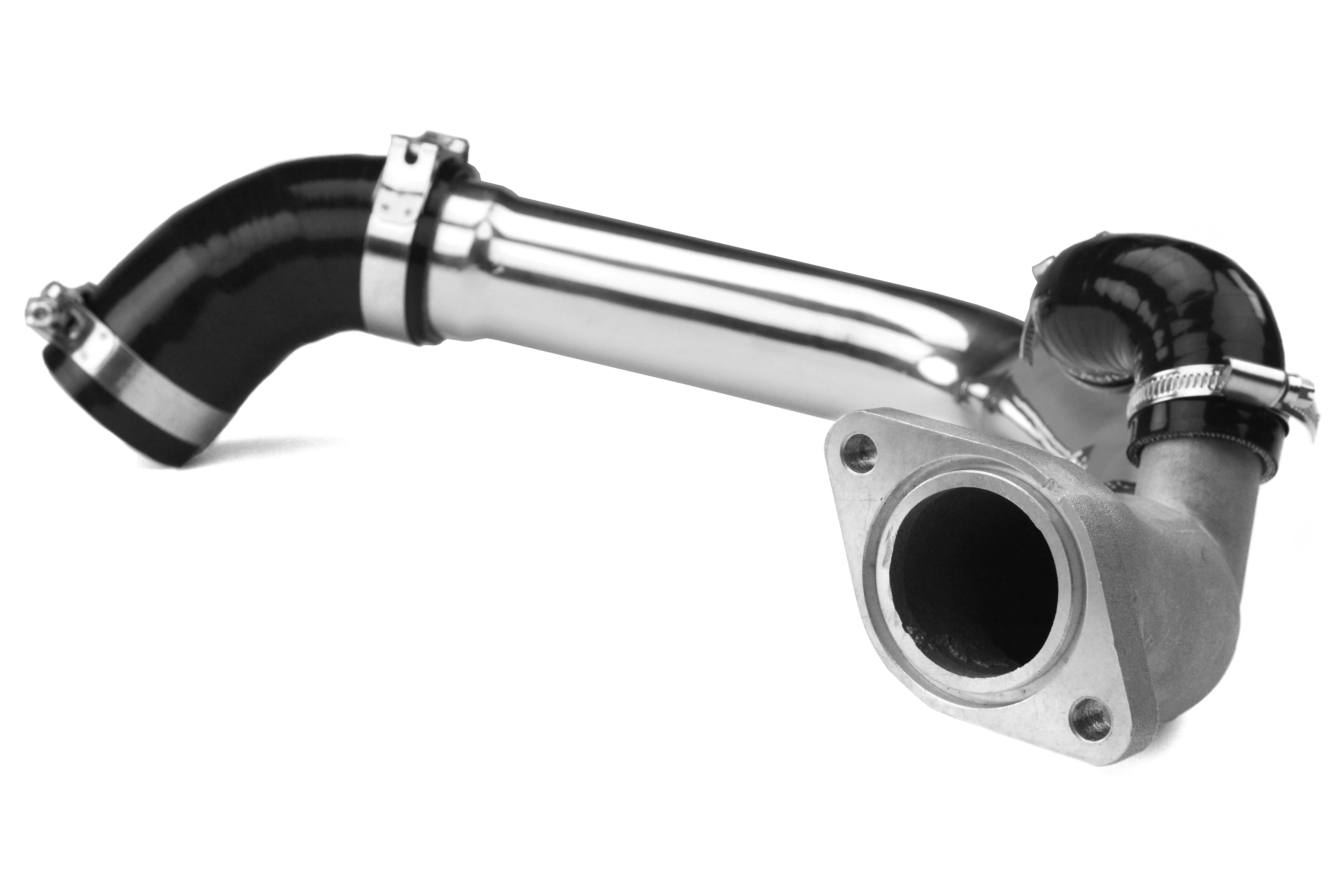 Mishimoto Performance Top Mount Intercooler and Charge Pipe Kit - 2015+ WRX-Polished Pipe, Silver Intercooler - Image 11