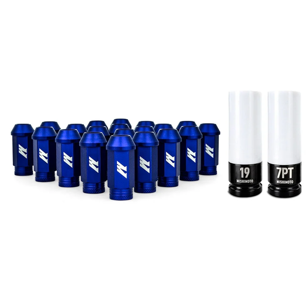 Mishimoto Aluminum Locking Lug Nuts - M12x1.25 20pc Set - Blue - Universal - Image 4