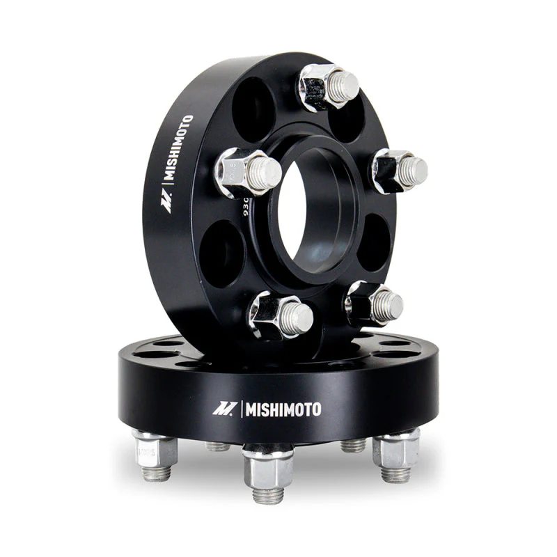 Mishimoto Wheel Spacers - 5x100 - 56.1 - 40 - M12 - Black - 2013-2026 Scion FR-S / Subaru BRZ / Toyota 86/GR86 / 2002–2014 Subaru WRX / 2004 Subaru WRX STI / 1998–2018 Subaru Forester / 2000–2019 Subaru Legacy / 2000–2019 Subaru Outback