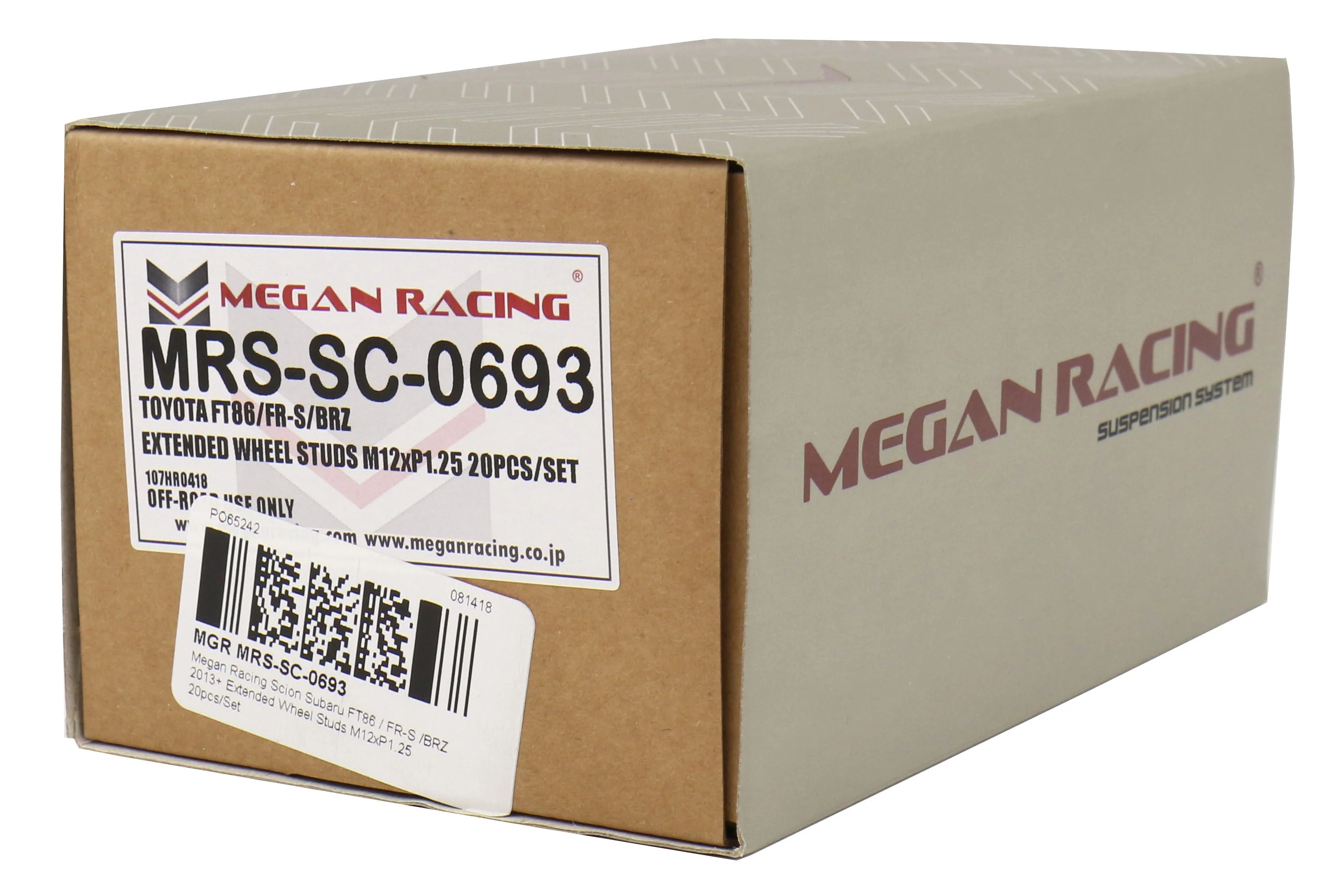 Megan Racing Extended Wheel Studs - 2013-2016 Scion FR-S / 2013-2020 Subaru BRZ / 2017-2019 Toyota 86 - Image 4