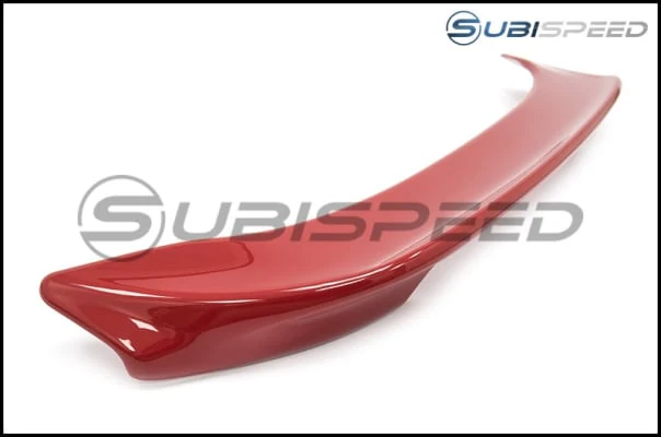 OLM TRD Painted Trunk Spoiler (Center Piece) - Pure Red / Ablaze (M7Y) - 2013-2021 Scion FR-S / Subaru BRZ / Toyota 86 - Image 4