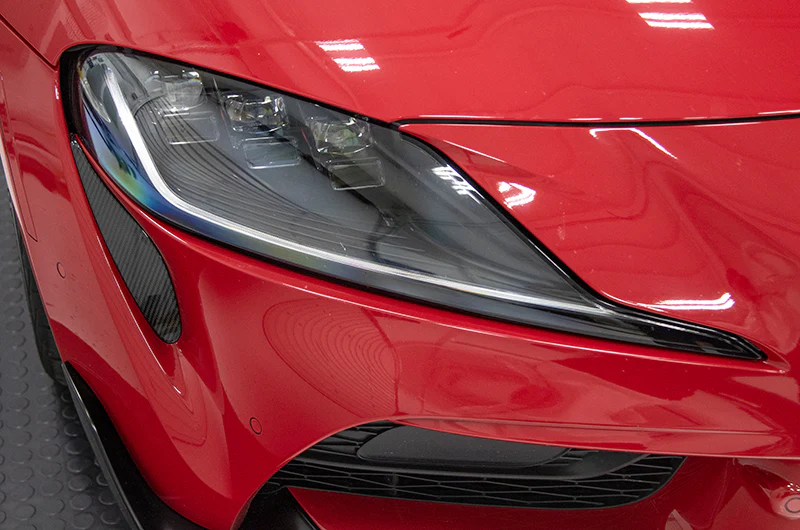 OLM LE Carbon Fiber Front Bumper Vent Covers - 2020-2024 Toyota GR Supra - Image 8