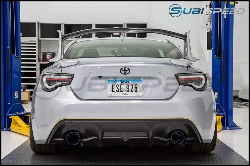 OLM Paint Matched NS Style Spoiler - Lightning Red / Firestorm Red (C7P) - 2013-2020 Scion FR-S / Subaru BRZ / Toyota 86 - Image 6